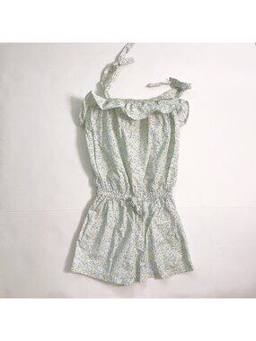 Bella Bliss Girls Floral Romper, Size 12